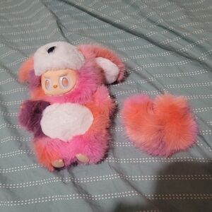 Plush Toy - Pink, Orange, White